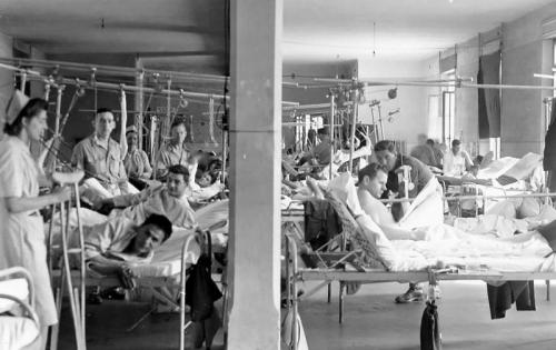 Image of Orthopaedic ward Italy 1945