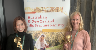 Dr Min Yee Seow, Orthogeriatrician (North Shore Hospital) & Dr Jo Williams, Geriatrician (Hutt Hospital) 2022 Recipients