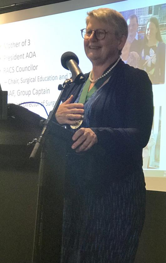 Speaker Annette Holian - AOA President
